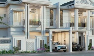 RUMAH DI JUAL DI KAWASA KOMPLEK ELIT DI PKU JL CEMARA KIPAS DENGAN INTERIOR