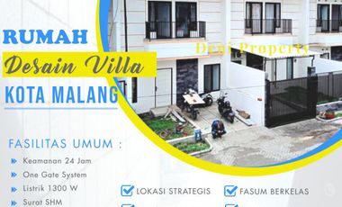 Rumah Mewah dekat Borobudur Blimbing Kota Malang De Saxofone