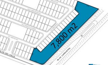 TERRENO EN RENTA JARDINES DE VERSALLES 7,800 M2