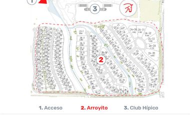 Venta Lote de   1750m2 - Estancia Villa Maria - Barrio Los Alamos