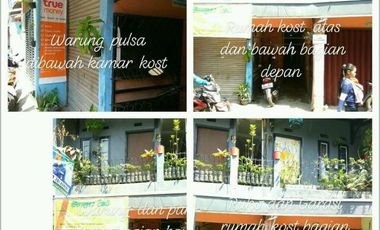 Rumah Kostan sekaligus ruko dan warung Cibeureum Cimahi