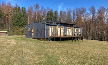 PARCELA 5020 M2, CASA 135 M2 CONDOMINIO, 8 KM CENTRO PUCON VISTAS VOLCAN Y LAGO