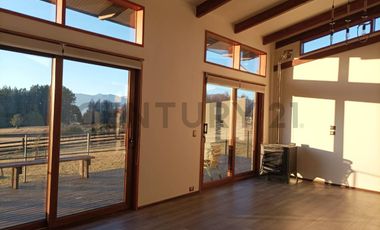 PARCELA 5020 M2, CASA 135 M2 CONDOMINIO, 8 KM CENTRO PUCON VISTAS VOLCAN Y LAGO