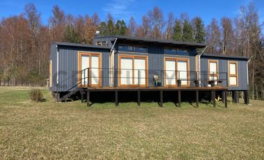 PARCELA 5020 M2, CASA 135 M2 CONDOMINIO, 8 KM CENTRO PUCON VISTAS VOLCAN Y LAGO