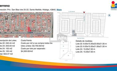 Terreno en Pachuca de Soto
