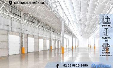 Industrial warehouse for rent in Mexico City