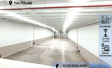 Industrial warehouse for rent in Tultitlán