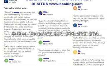 Villa Resort Gili Air Lombok Hanya 75 meter dari Pantai