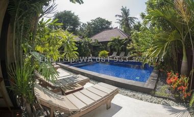Villa Resort Gili Air Lombok Hanya 75 meter dari Pantai