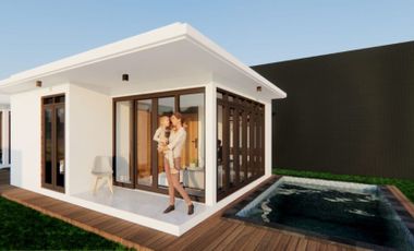 Villa Minimalis Full Furnish ada Private Pool View Pantai di Yogyakarta