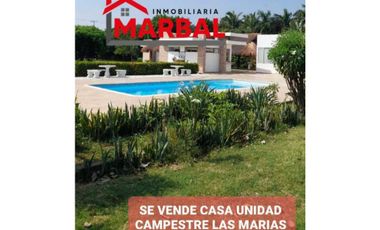 SE VENDE CASA CAMPESTRE UNIDAD CERRADA LAS MARIAS