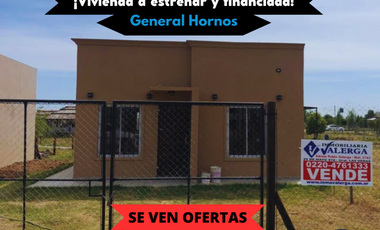 Hermosa vivienda a estrenar con financiacion disponible. General Hornos, partido de General Las Heras.