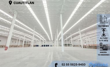 Amazing industrial warehouse for rent in Cuautitlán