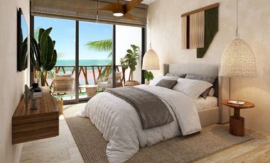 Beachfront apartments 2 bedrooms in Sisal