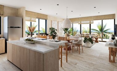 Beachfront apartments 2 bedrooms in Sisal