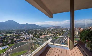 Vista despejada al Parque Araucano | Disponible desde 01 de junio