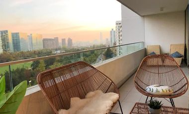 Vista despejada al Parque Araucano | Disponible desde 01 de junio