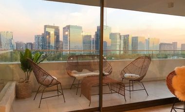 Vista despejada al Parque Araucano | Disponible desde 01 de junio