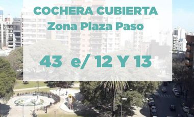 Cochera Cubierta en Zona Plaza Paso