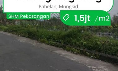 Tanah Pabelan, Dekat Exit Tol Palbapang Magelang: SHM P