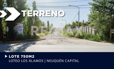 Terreno en venta - 750 m2 - Los Álamos - Neuquén