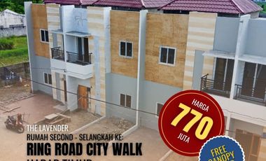 Rumah Second Cantik 3 menit ke Ring Road City Walk Medan