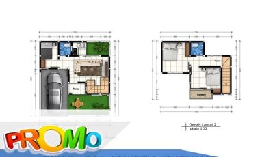3KT Rumah Malang Batu Tipe 57 View Gunung Arjuna