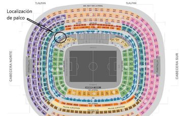 PALCO EN VENTA ESTADIO AZTECA