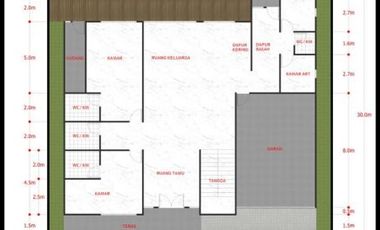 DIJUAL RUMAH BESAR DENGAN FASILITAS KOLAM RENANG DAN FULL INTERIOR