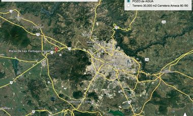 Venta de Excelente terreno desviación Ameca 3 hectareas