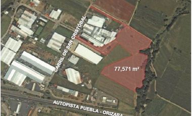 Terreno a La Venta Dentro de Parque Industrial Chachapa