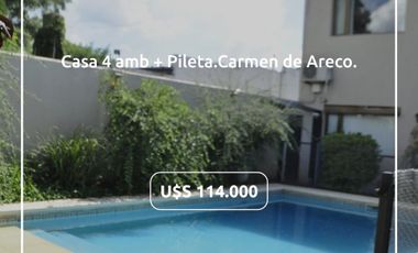 Casa pileta y quincho en venta Carmen de Areco.