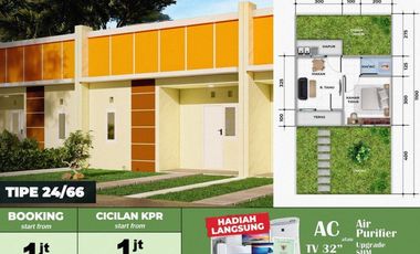 perumahan subsudi di tenjo 2 menit Stasiun Tenjo