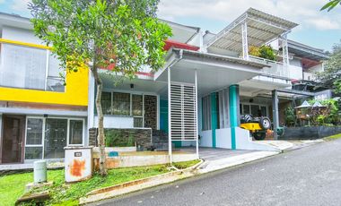 Rumah 2 Lantai 8 Mnt ke Terminal Bus Ciawi LT 119 Hadap Timur J-42514