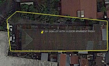 PASAY CITY 1,301 SQM LOT, WITH 10-DOOR APARTMENT NR ARNAIZ