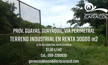 VIA PERIMETRAL ALQUILER DE TERRENO 30000 M2