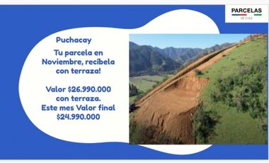 se vende proyecto parcelacion Puchacay