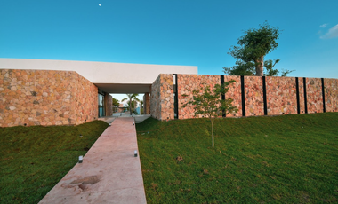 Lotes en Venta en Desarrollo Privado al Norte de Mérida con Servicios Subterráne