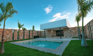 Lotes en Venta en Desarrollo Privado al Norte de Mérida con Servicios Subterráne