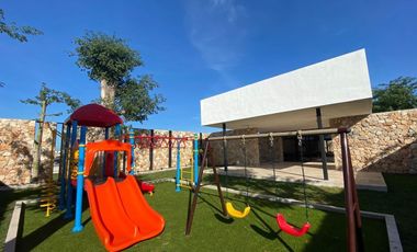 Lotes en Venta en Desarrollo Privado al Norte de Mérida con Servicios Subterráne