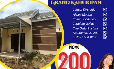 Rumah murah minimalis di Grand Kahuripan Malang