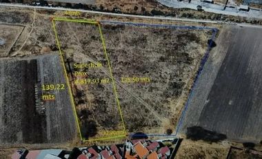 VENTA DE TERRENO PARA DESARROLLADORES 4817m2 EN AVENIDA LERMA EN METEPEC