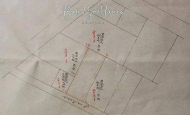 Tanah 960m2 Legian Nakula Barat dekat Pantai Double Six