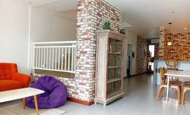 RARE 41 YEAR LEASE until 2067!  Modern Industrial 4 Bedrooms Dual-Unit Estate in Prime Sanur, Bali