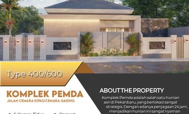 best sale hunian elit bebas design lokasi premium komplek pemda
