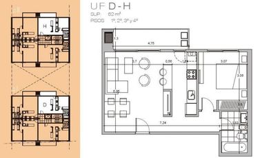 Departamento en venta en Tigre Centro