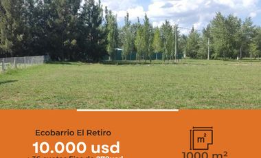 Terreno en venta - 1000mts2 - La Plata [FINANCIADO]