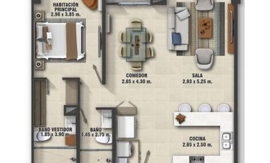 VENTA APARTAMENTOS EN EL CANGREJO 92,40 M2 Pr-VG