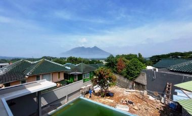 Rumah New Minimalis Siap Huni View Gunung di Cluster Bukit Golf Hijau Sentul City