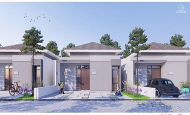 RUMAH DI JUAL DI JL SIMPANG TIGA DP 50 JT